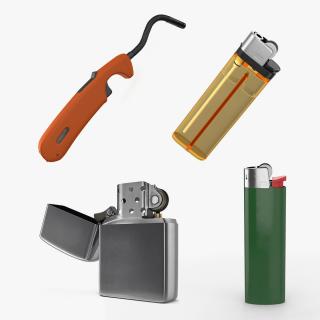 3D Lighters 3D Models Collection 2