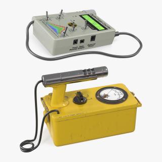 3D Old and New Geiger Counters Collection model