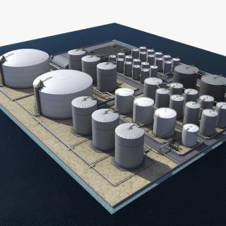 LNG Export Terminal 3D model