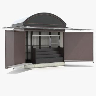 3D model Kiosk Newspaper