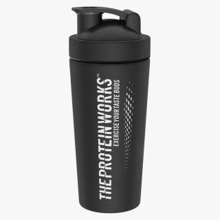 The Protein Works Matte Black Protein Shaker 3D model