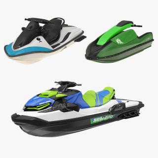 Personal Water Crafts 3D Models Collection 3D