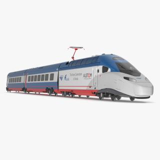 Amtrak Alstom Avelia Liberty Train 3D model