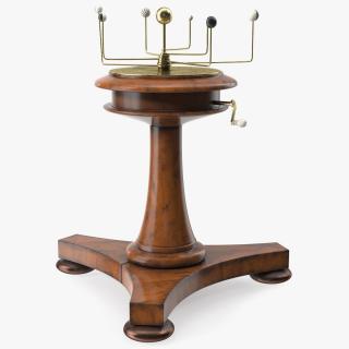 Small Antique Orrery Rigged 3D