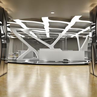 3D Futuristic Office Interior