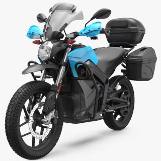 3D Electric Police Motorcycle