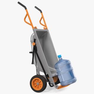 3D model WORX Aerocart Cart with 5 Gallon Water Bottle