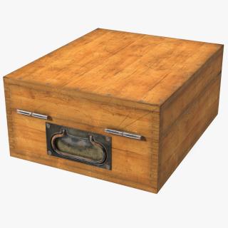 3D model Old Wooden Case