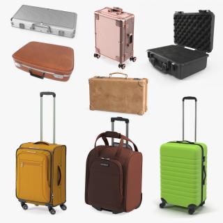 Suitcases Collection 5 3D