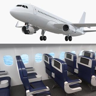 3D Airbus A320neo With Interior Generic