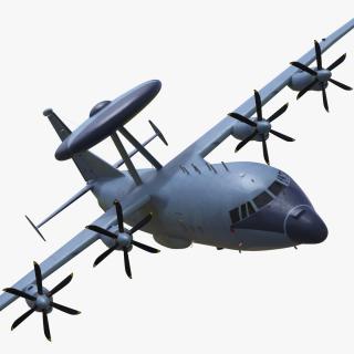 3D model Airborne Early Warning and Control Aircraft Rigged