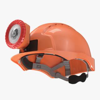 Miner Helmet With Lamp 3D