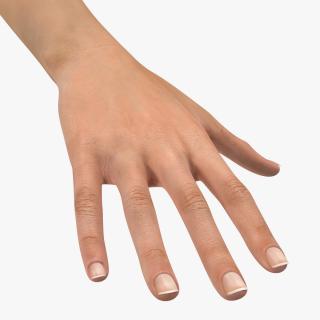 Australoid Female Hand 3D