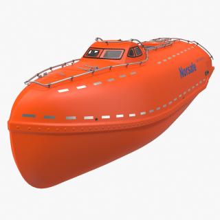 3D Rescue Lifeboat 3D Model 2