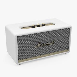 3D Marshall Stanmore II Wireless Bluetooth Speaker White model