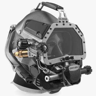 3D Commercial Diving Helmet Drass D One