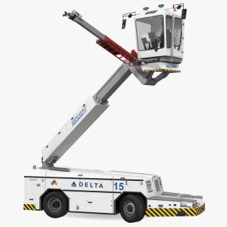 3D model Safeaero 220 Deicing Vehicle Working Position