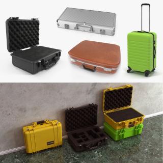 3D model Suitcases 3D Models Collection