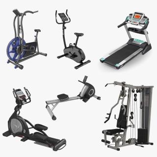 3D Exercise Equipment 3D Models Collection 2