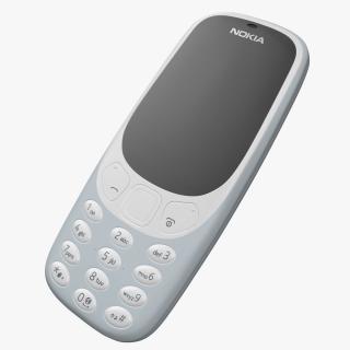 Nokia 3310 New Grey 3D model