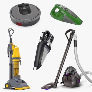 3D Vacuum Cleaners 3D Models Collection 4 model