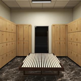 3D model Locker Room Interior