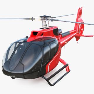 3D Civil Helicopter Airbus H130 model