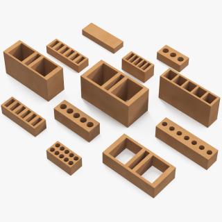 3D Firebricks Set Yellow