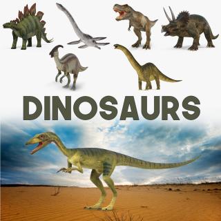 Dinosaurs 3D Models Collection 2 3D