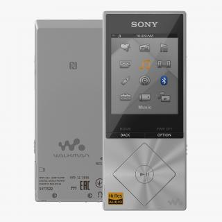 Sony NWZ A15 Walkman Video MP3 Player Silver 3D model