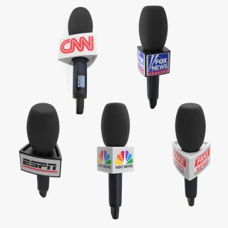 Reporter Wireless Microphones Collection 3 3D