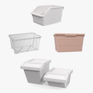 Storage Containers Collection 3D model