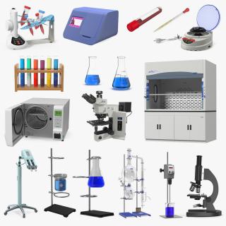 3D Lab Equipment Collection 9