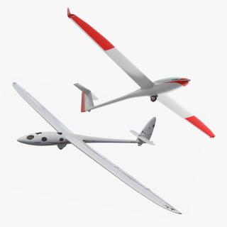 3D model Rigged Gliders Collection