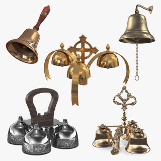 3D Cathedral Bells Collection 4 model