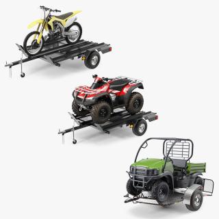 Trailers with Vehicle Collection 3D