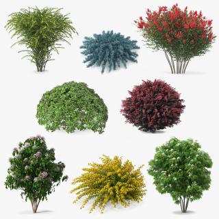 Bushes Collection 7 3D model