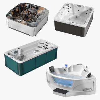 Modern Jacuzzi Collection 2 3D