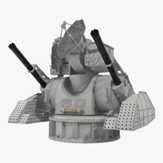 3D model Air Defence Kashtan Combat Module Rigged