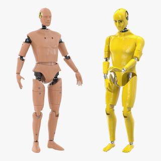 3D Rigged Crash Test Dummies 3D Models Collection 3 model