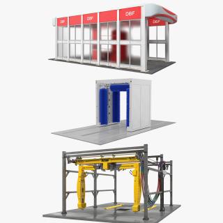 Car Wash Systems Collection 2 3D model