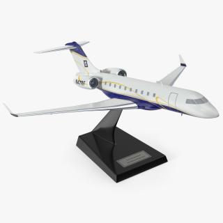 3D model Bombardier Global 6000 Scale Model with Stand