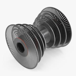 Steam Turbine Impeller 3D