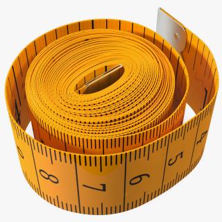 Rolled Orange Tailoring Meter 3D model