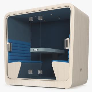 3D Silent Cube Meeting Pod Loop model