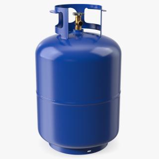 Standard Propane Gas Cylinder 3D model