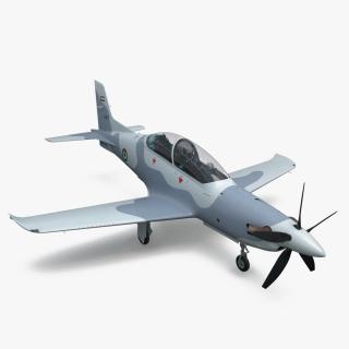 3D Training Aircraft Pilatus PC-21 Grey