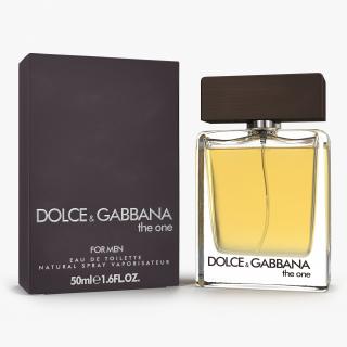 Perfume The One for Men Dolce Gabbana 3D