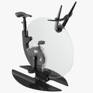 3D Ciclotte Exercise Bike Crystal Design Black model