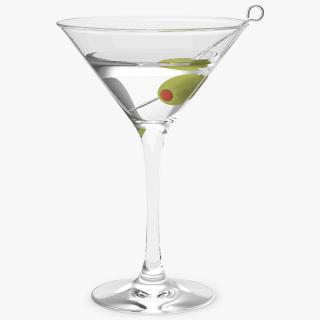 3D model Cocktail Glass of Martini